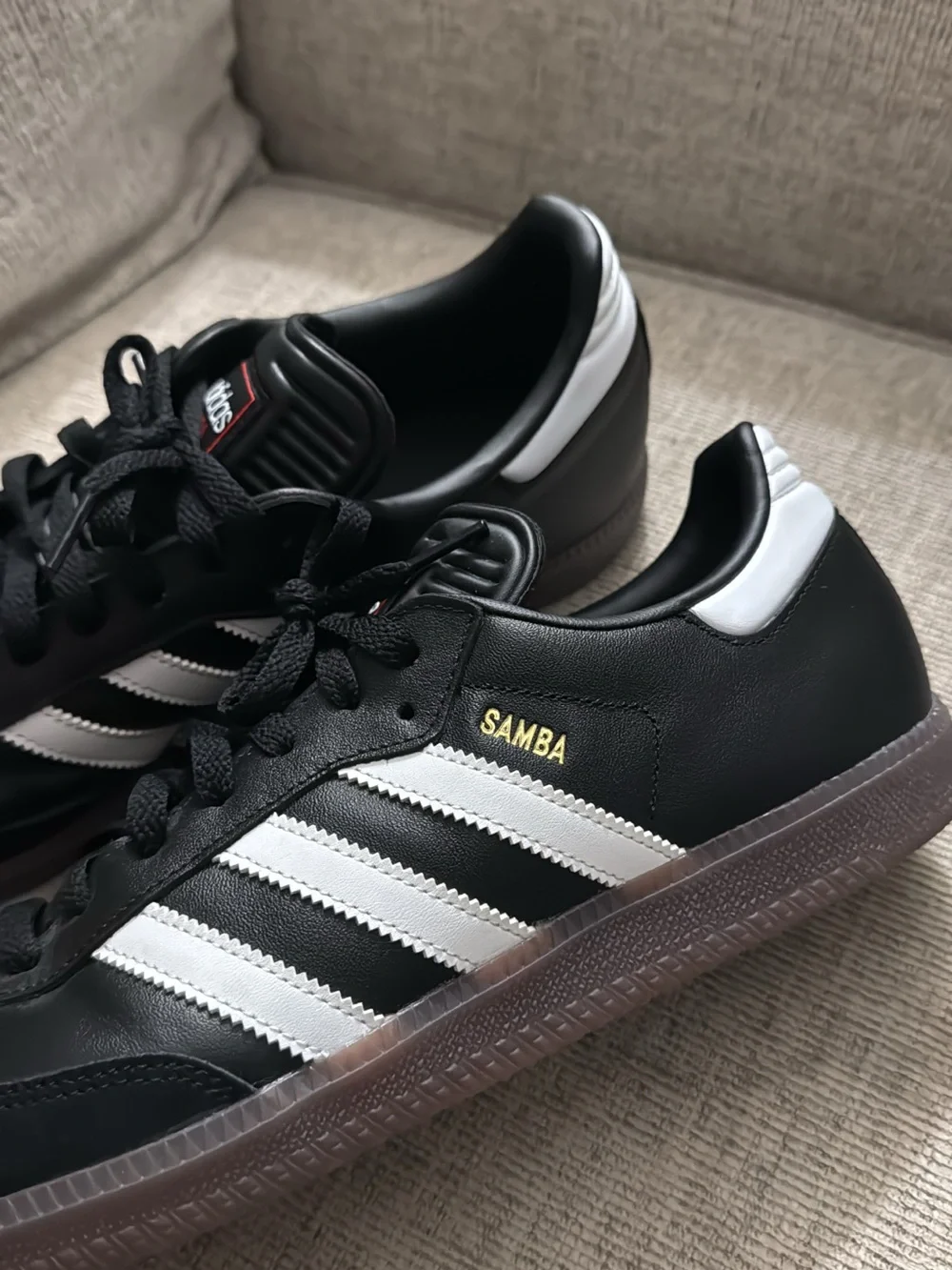 adidas Black and White Samba Sneakers